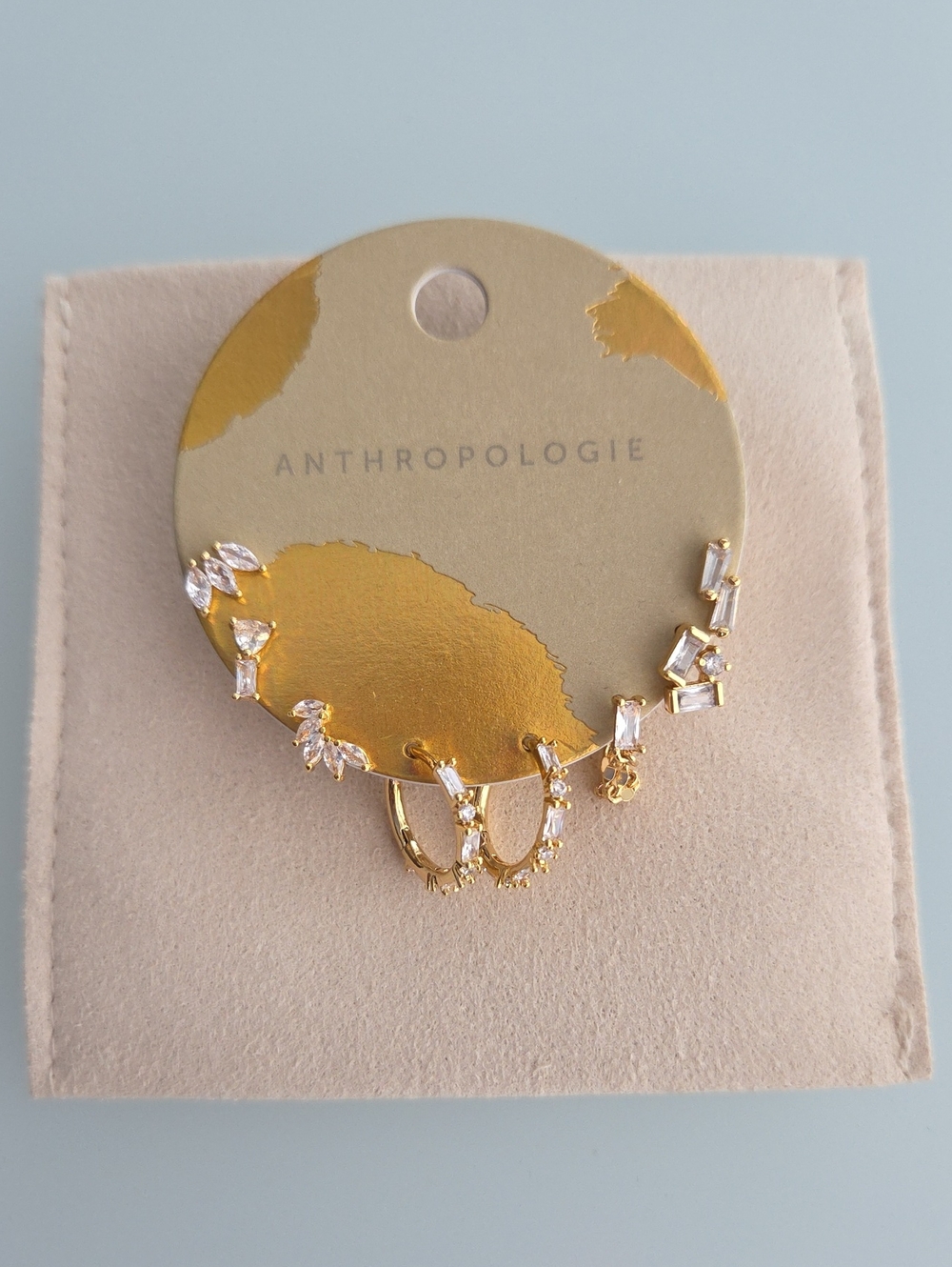 BNWT Anthropogie Assorted Mismatched Earrings, Set of 4